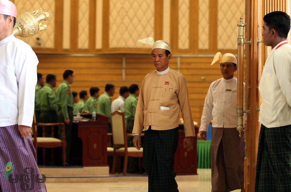 ဦး/ေဒၚ တပ္ၿပီး ေမးၾက၊ ေျဖၾကဖို႔ လႊတ္ေတာ္ဥကၠဌ ဦးဝင္းျမင့္ အသိေပး